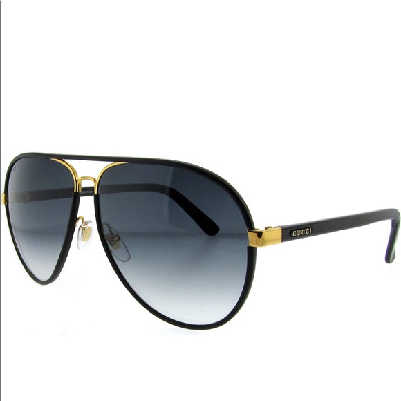 gucci leather sunglasses